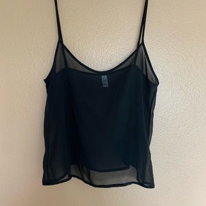 American apparel sheer top